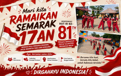 Semarak HUT RI ke-81, Siswa dan Guru SMK Grafika Ikuti Beragam Lomba Kebersamaan